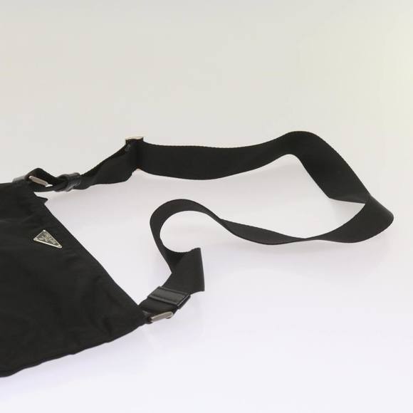 PRADA Shoulder Bag Nylon Black Auth am5780 - Picture 14 of 16